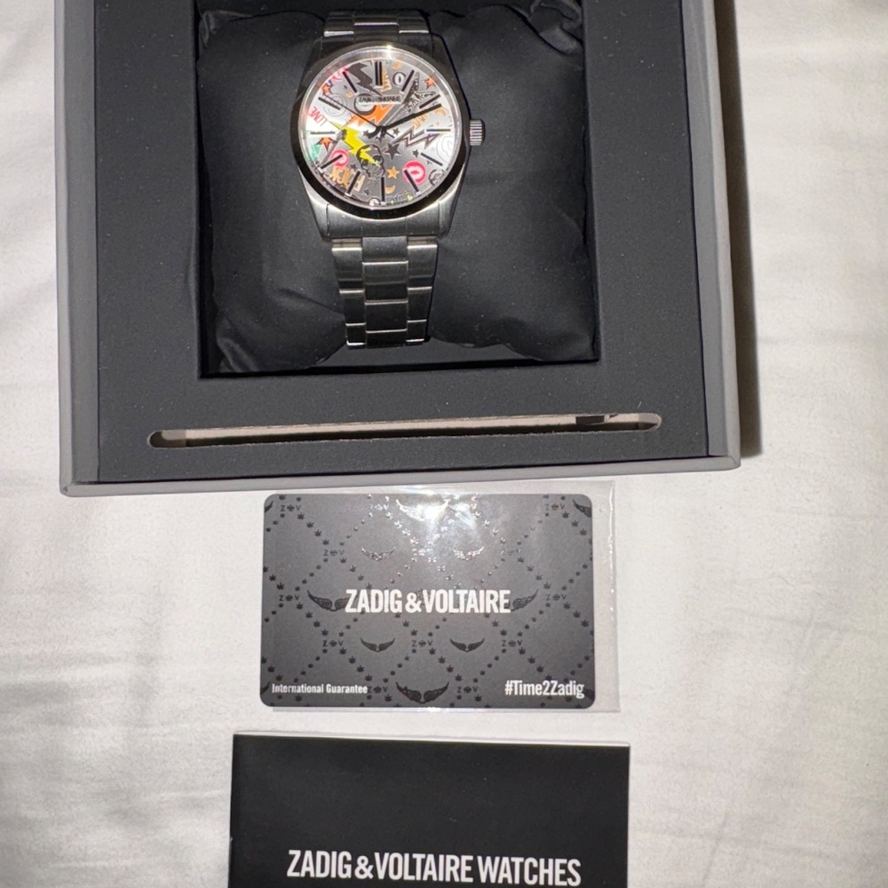 Zadig & Voltaire Stainless Steel Watch With Graphics - Picture 3 of 8
